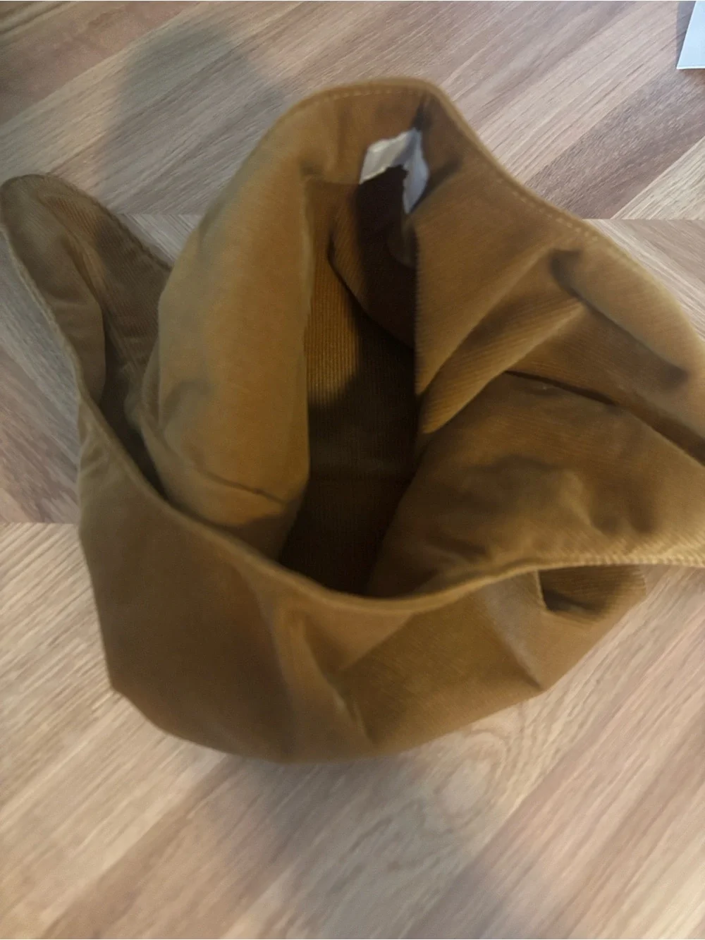 NWT MERIT Signature Corduroy Cosmetic Pouch in Mustard